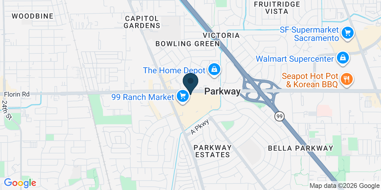 Map showing Sacramento, Sacramento County, CA