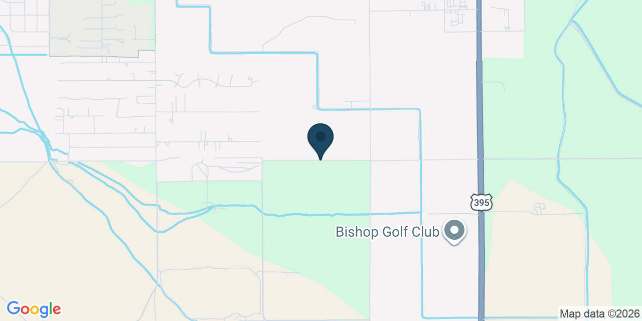 Map showing West Bishop, Inyo County, CA
