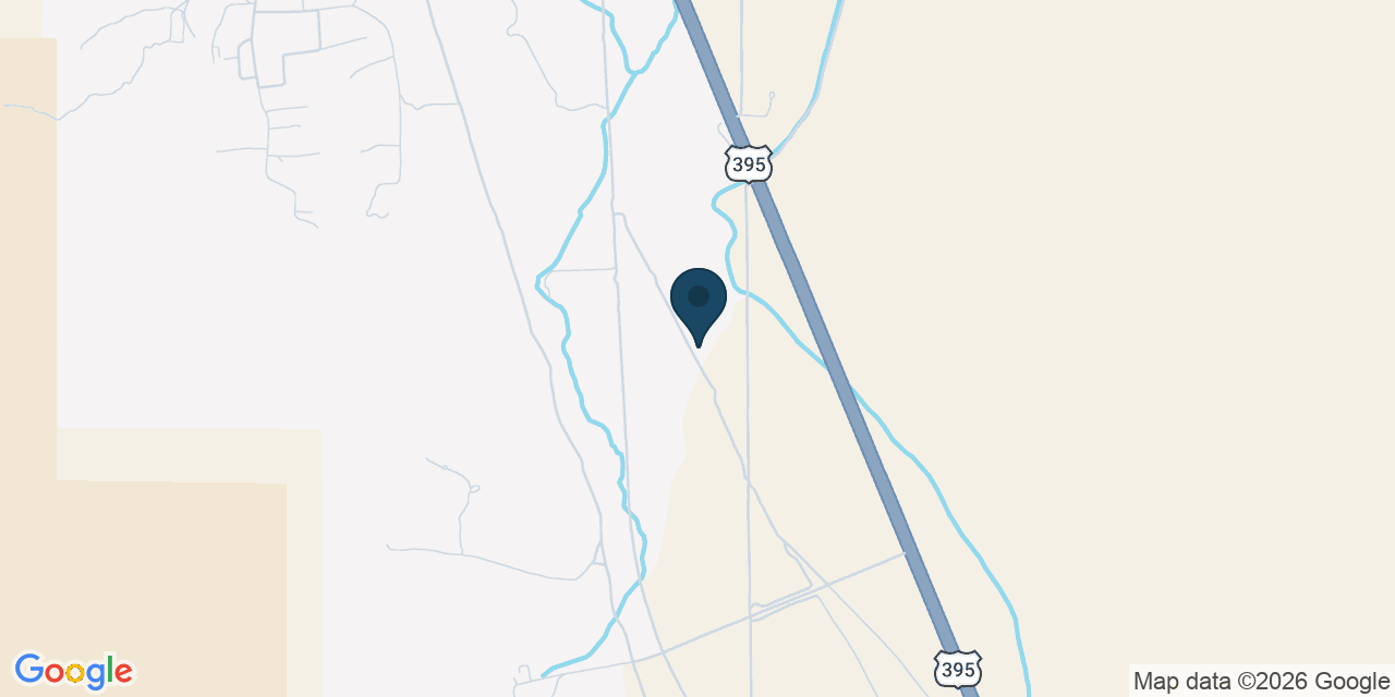 Map showing Inyo County, CA