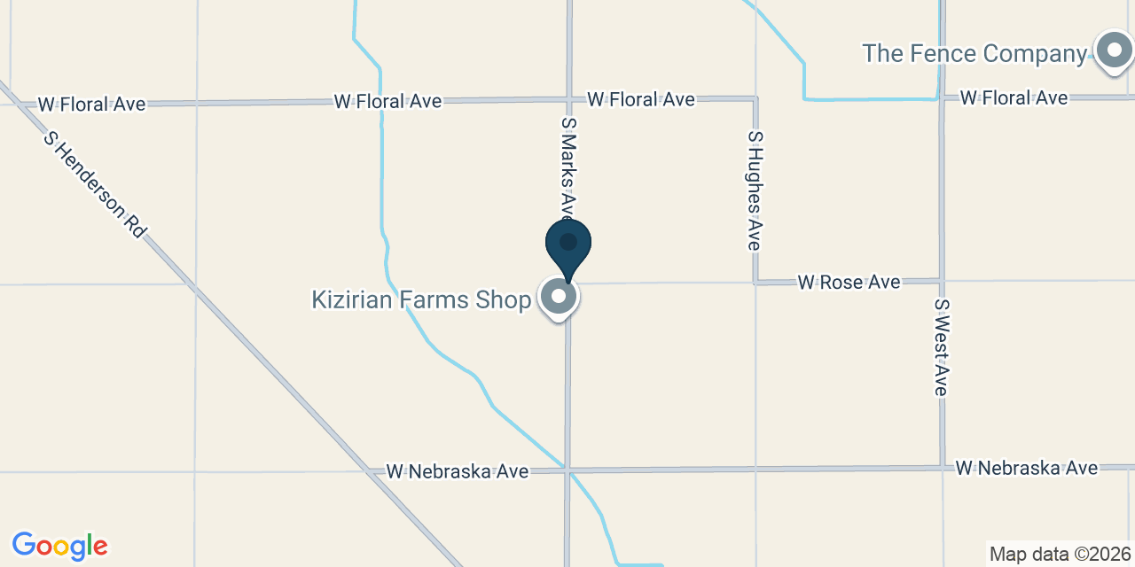 Map showing Fresno County, CA