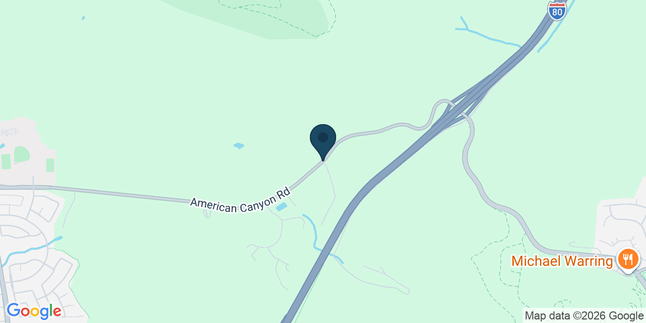 Map showing Napa County, CA