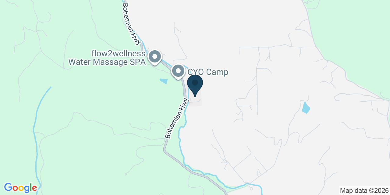 Map showing Occidental, Sonoma County, CA
