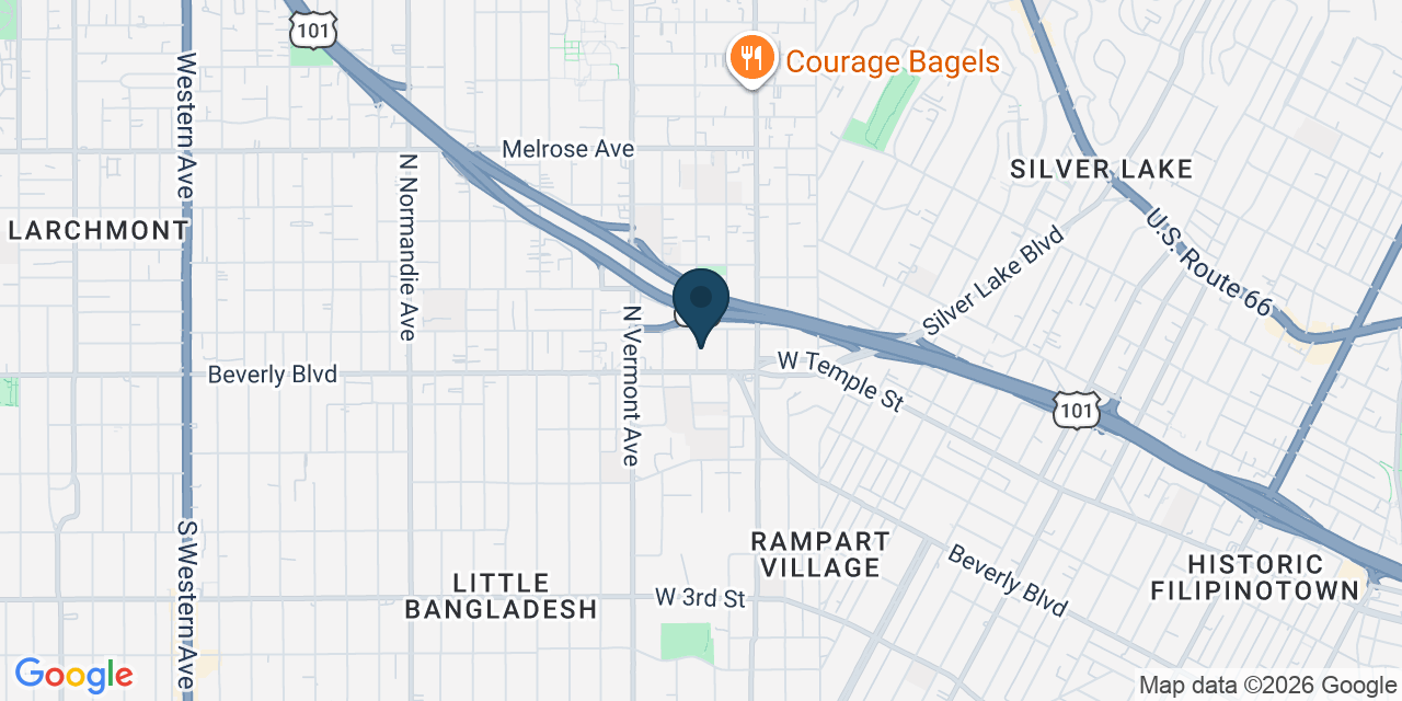 Map showing Los Angeles, Los Angeles County, CA