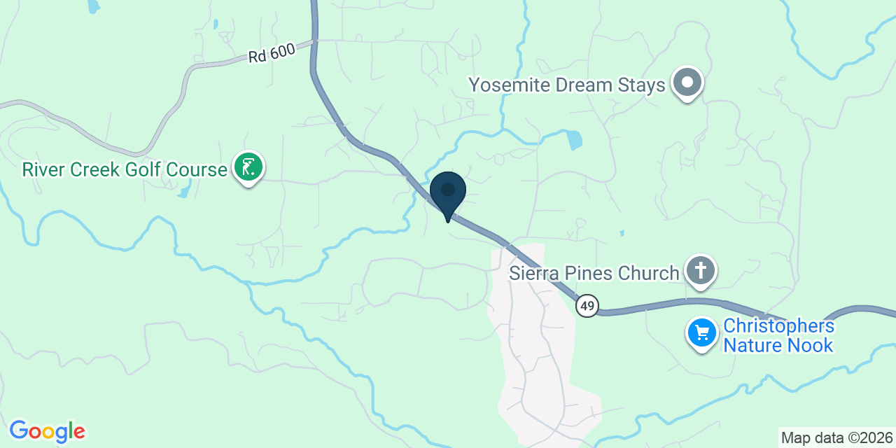 Map showing Oakhurst, Madera County, CA