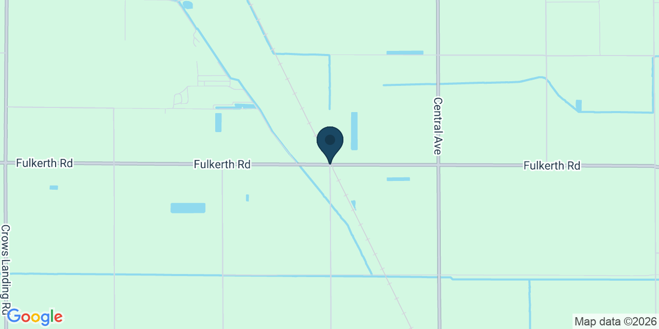 Map showing Stanislaus County, CA