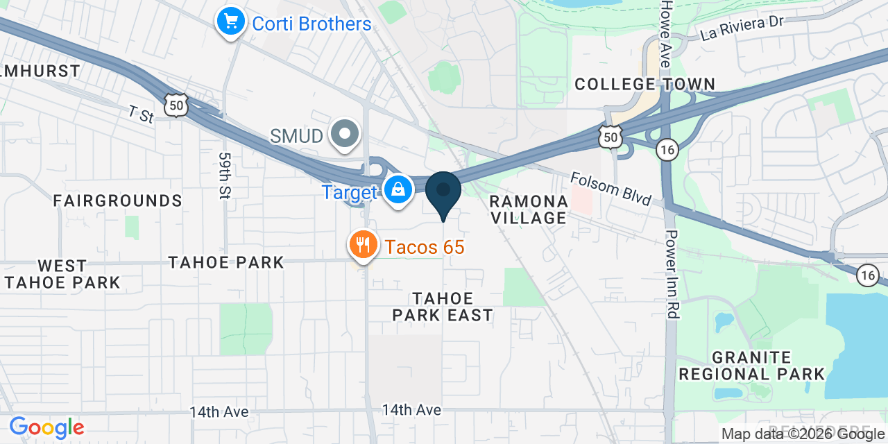 Map showing Sacramento, Sacramento County, CA
