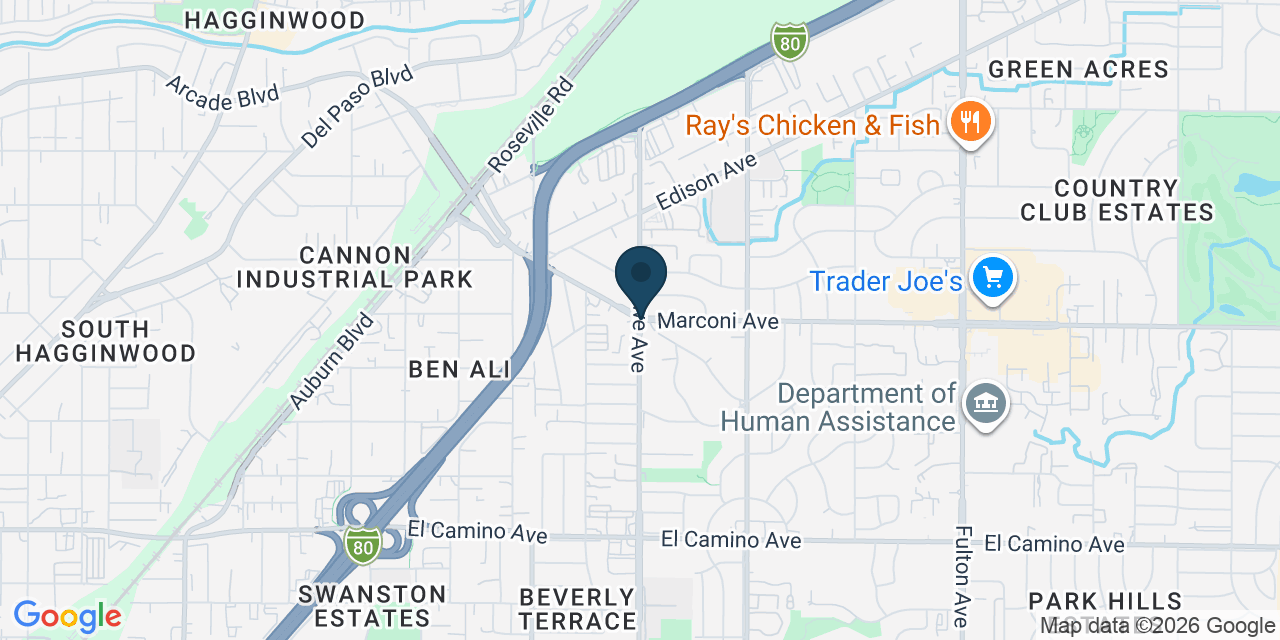 Map showing Arden-Arcade, Sacramento County, CA