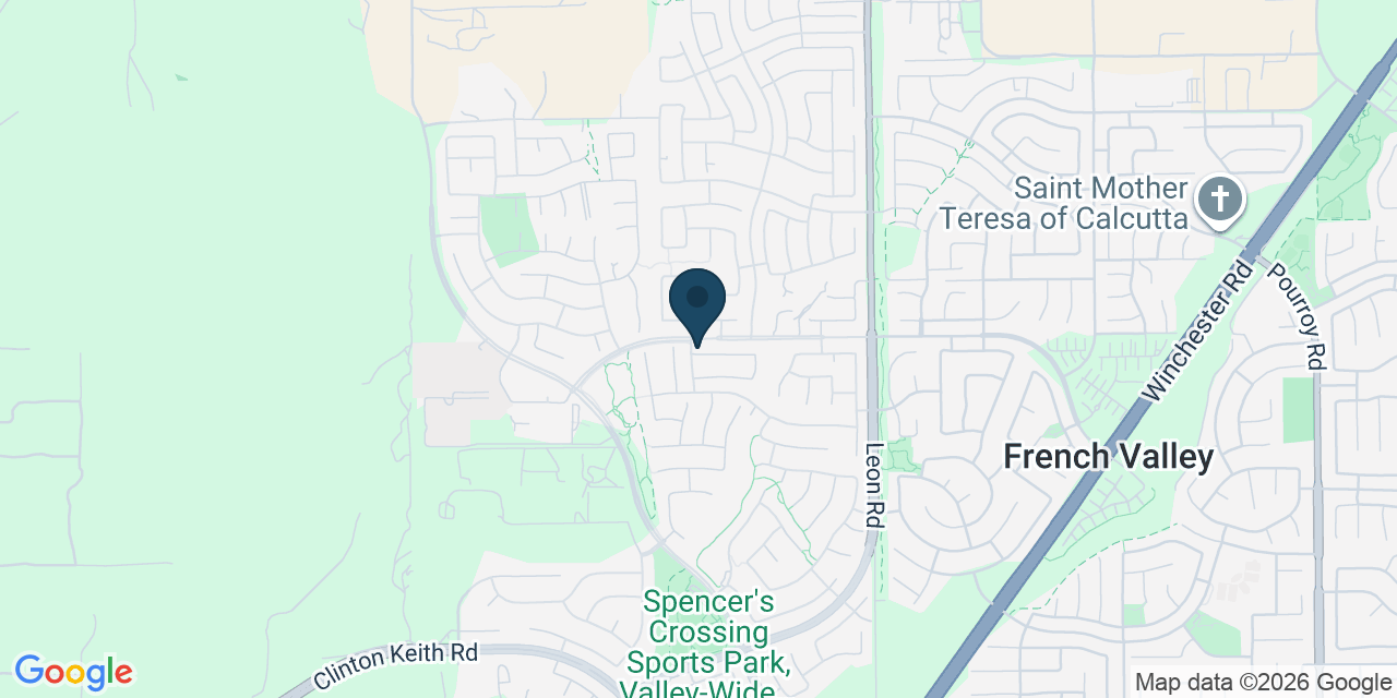 Map showing Murrieta, Riverside County, CA