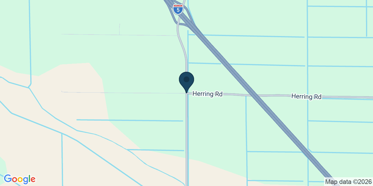Map showing Kern County, CA