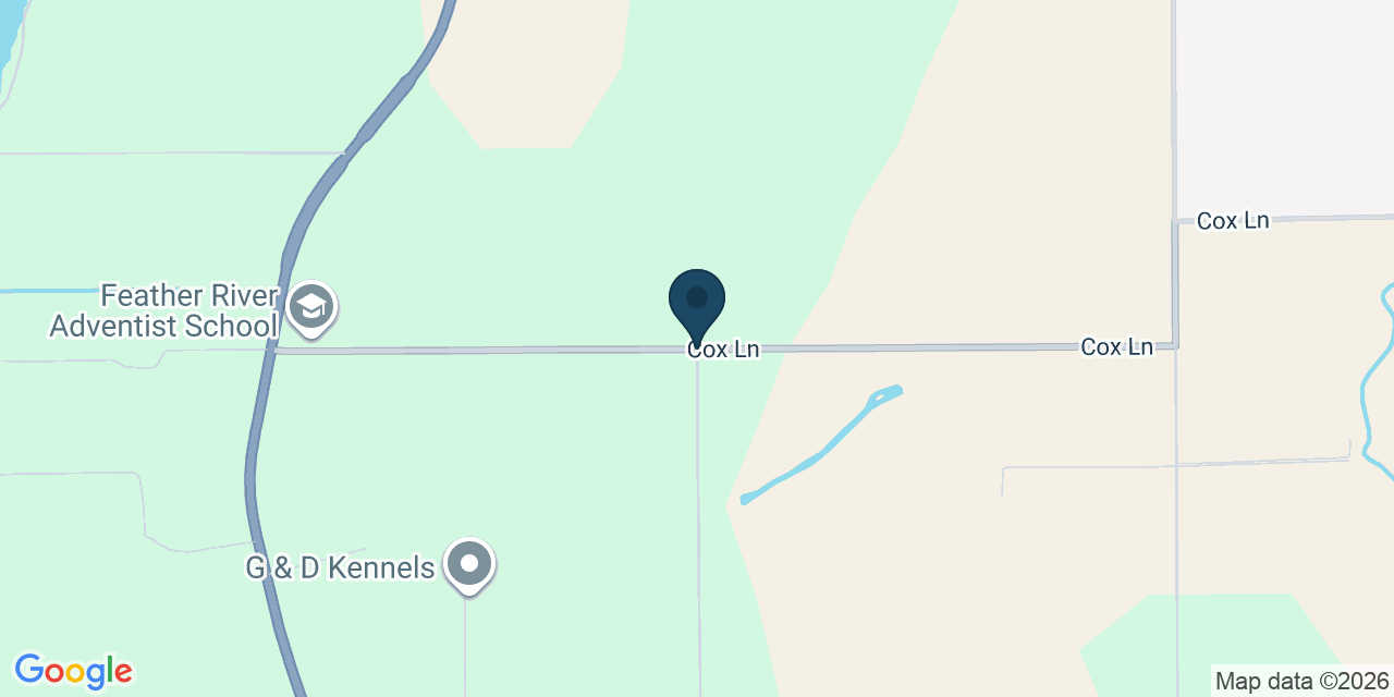 Map showing Butte County, CA