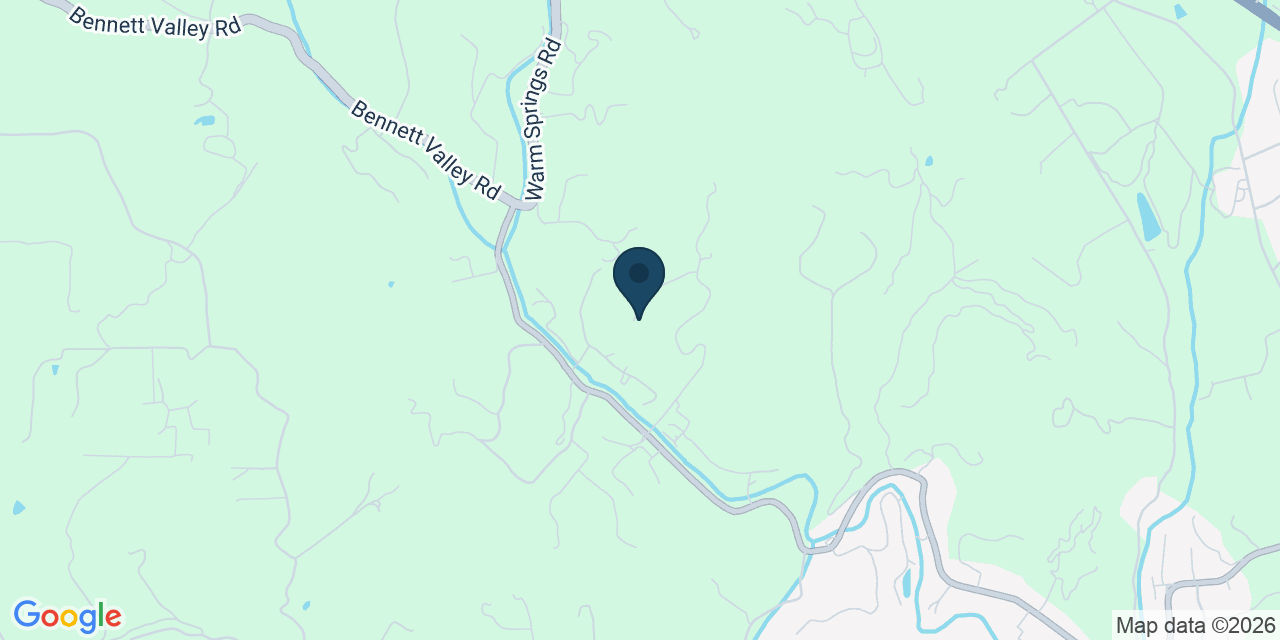 Map showing Glen Ellen, Sonoma County, CA