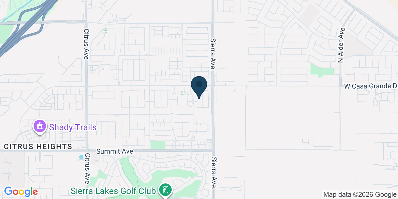 Map showing Fontana, San Bernardino County, CA