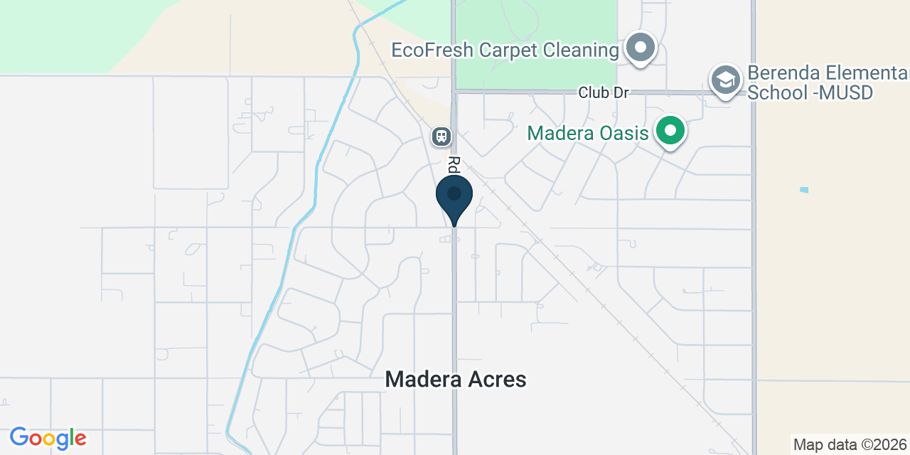 Map showing Madera Acres, Madera County, CA