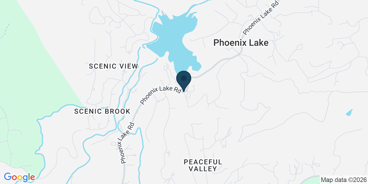 Map showing Phoenix Lake, Tuolumne County, CA