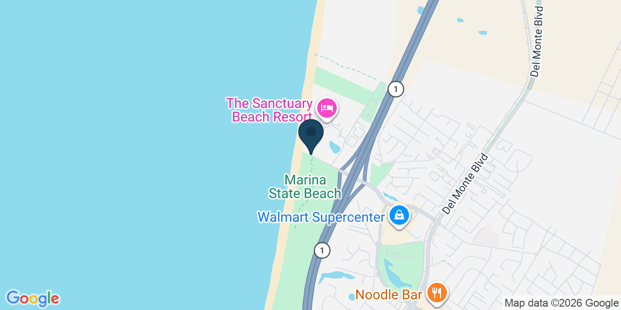 Map showing Marina, Monterey County, CA