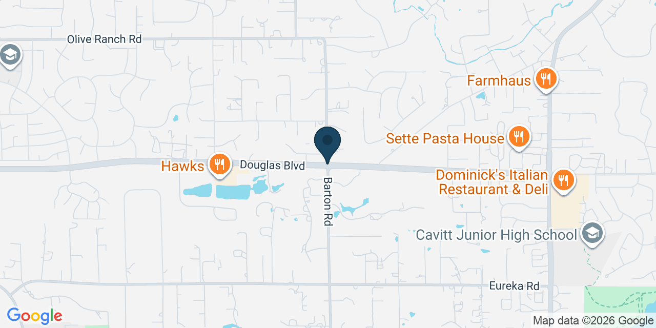 Map showing Granite Bay, Placer County, CA