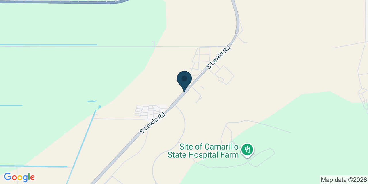 Map showing Ventura County, CA