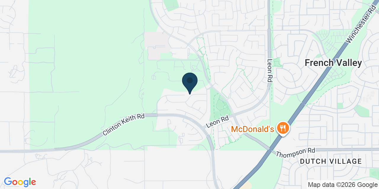 Map showing Murrieta, Riverside County, CA