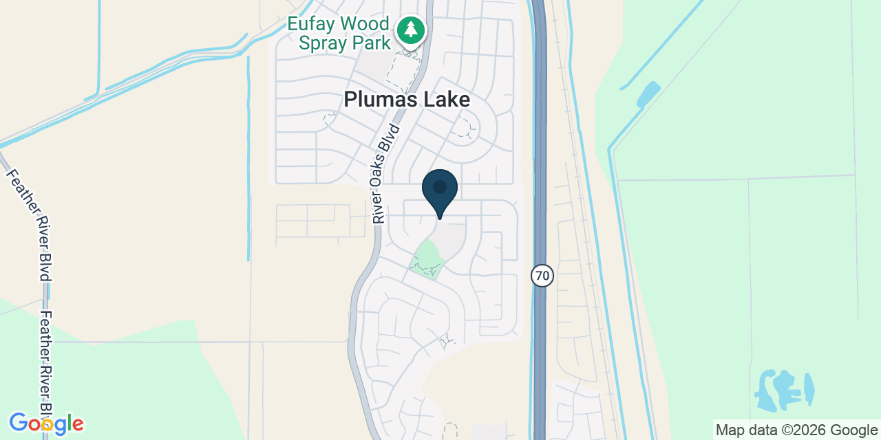 Map showing Olivehurst, Yuba County, CA