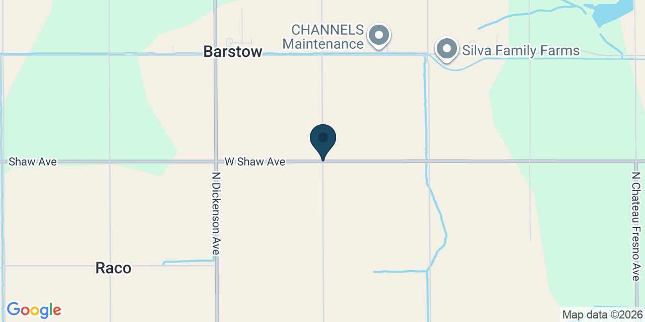 Map showing Fresno County, CA