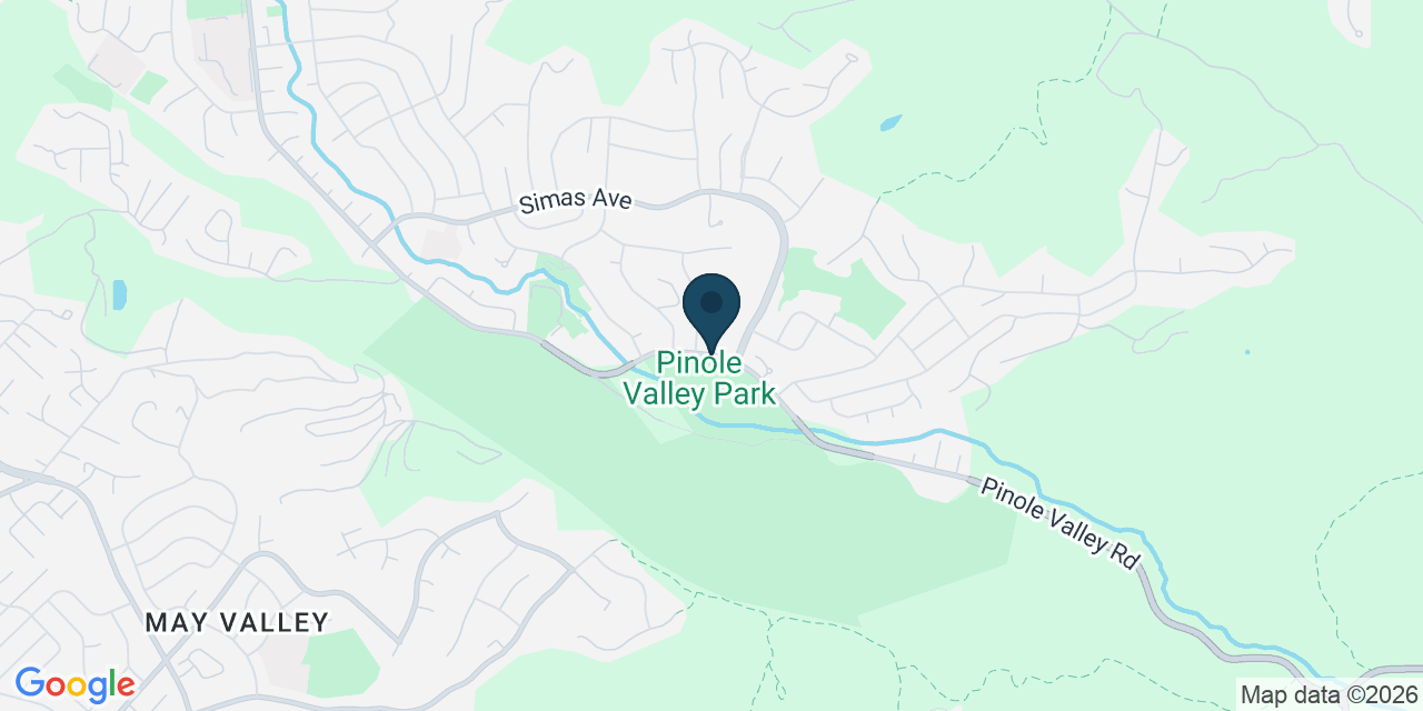 Map showing Contra Costa County, CA