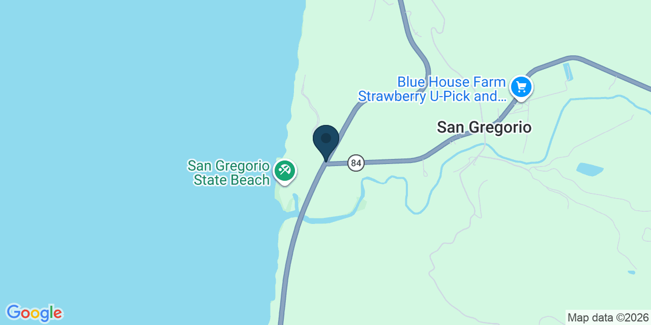 Map showing San Mateo County, CA