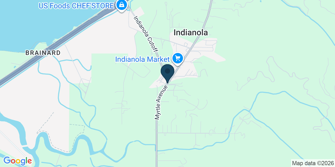 Map showing Indianola, Humboldt County, CA