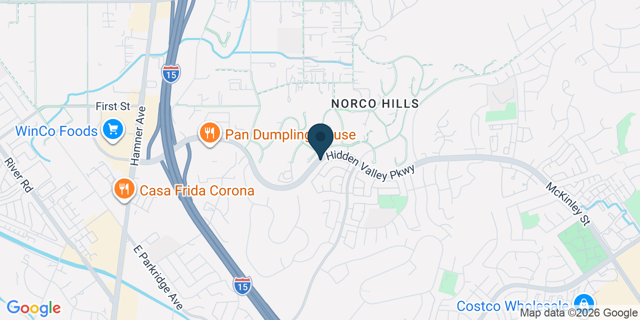 Map showing Riverside County, CA
