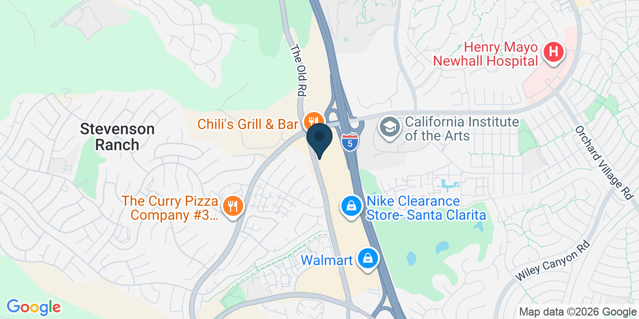 Map showing Stevenson Ranch, Los Angeles County, CA