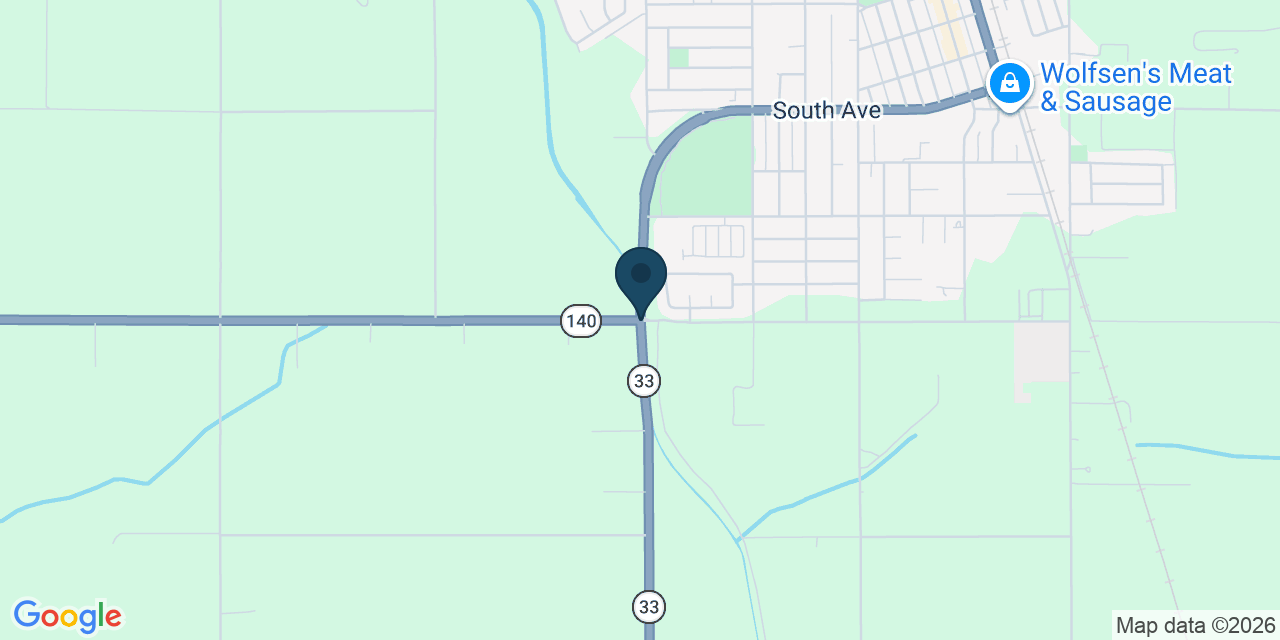 Map showing Merced County, CA