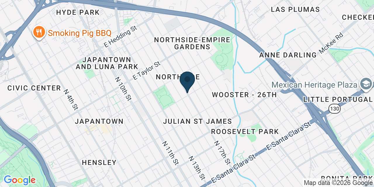 Map showing San Jose, Santa Clara County, CA