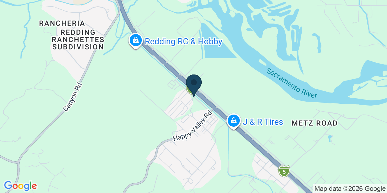 Map showing Cascade, Shasta County, CA