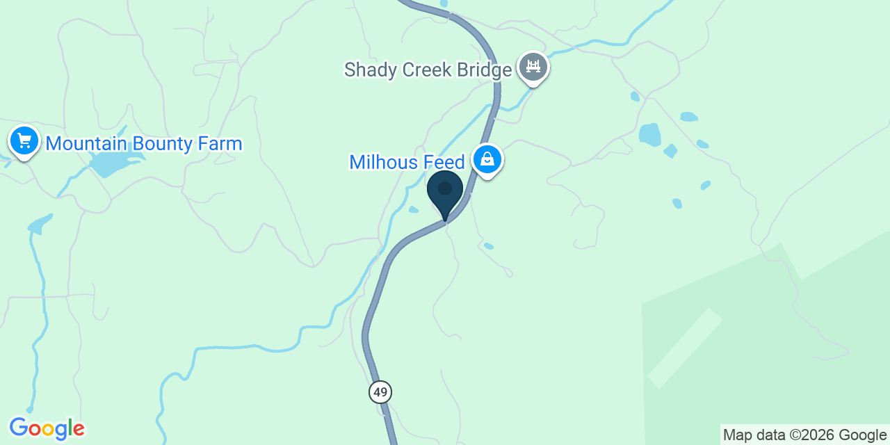Map showing Nevada County, CA