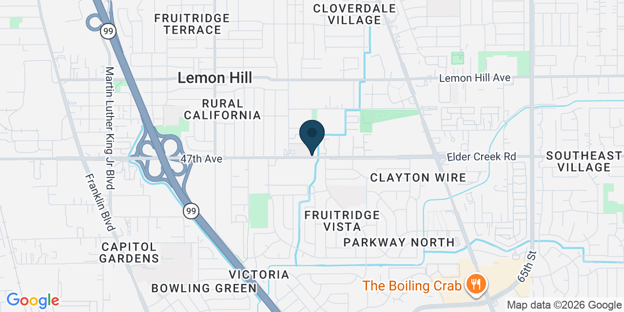 Map showing Lemon Hill, Sacramento County, CA