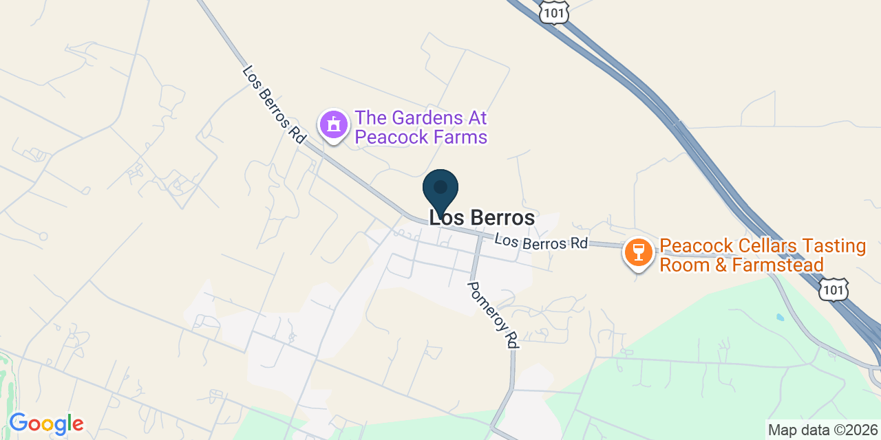 Map showing Arroyo Grande, San Luis Obispo County, CA