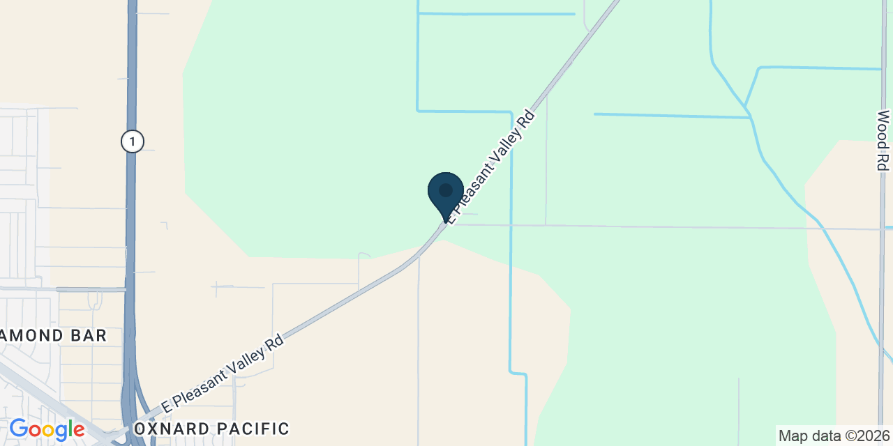Map showing Ventura County, CA