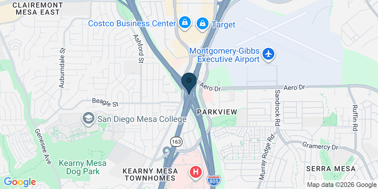 Map showing San Diego, San Diego County, CA