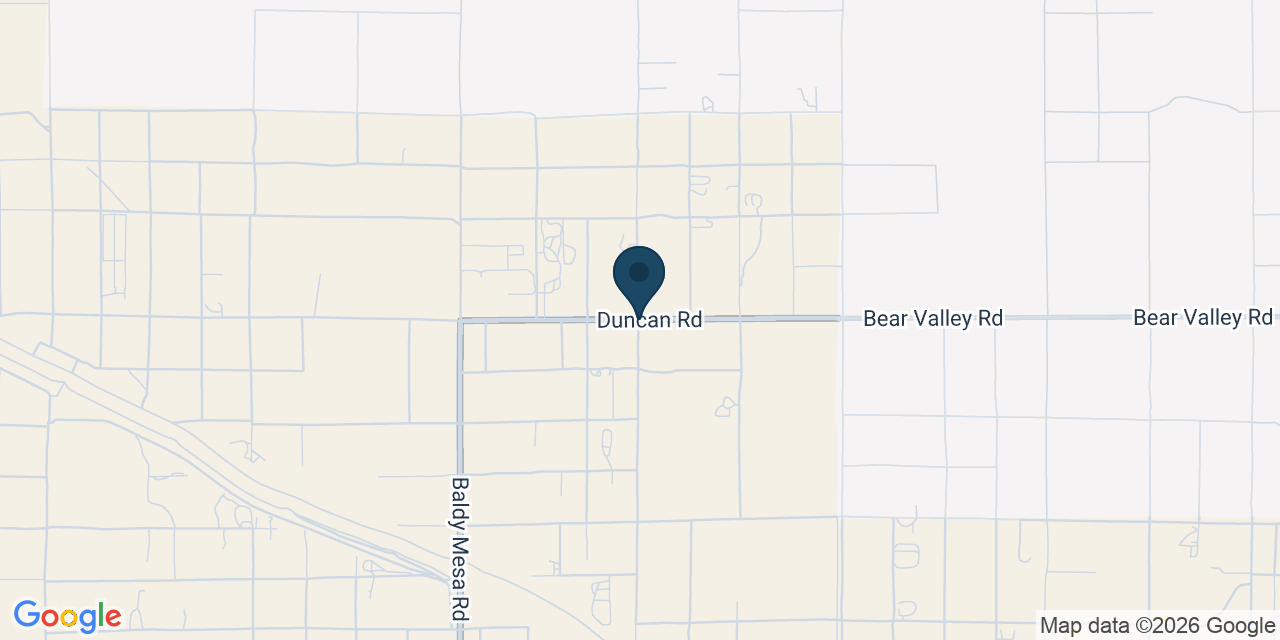 Map showing San Bernardino County, CA