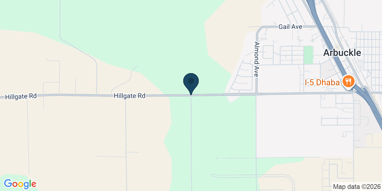 Map showing Arbuckle, Colusa County, CA