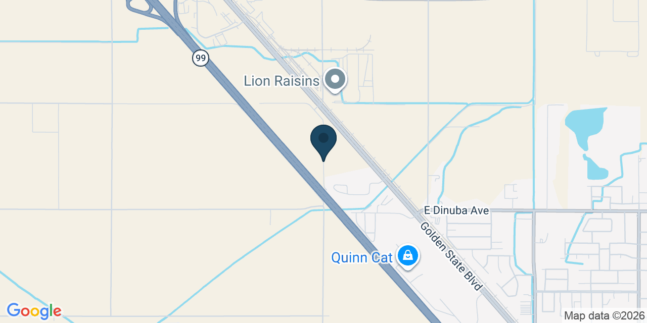 Map showing Fresno County, CA