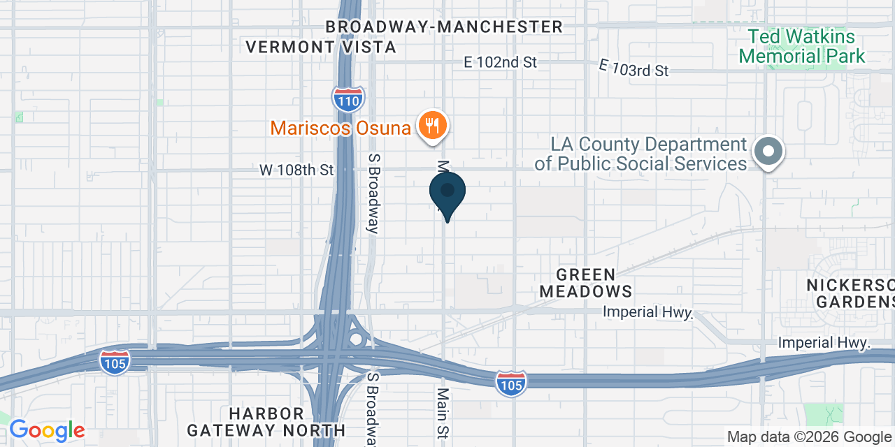 Map showing Los Angeles, Los Angeles County, CA