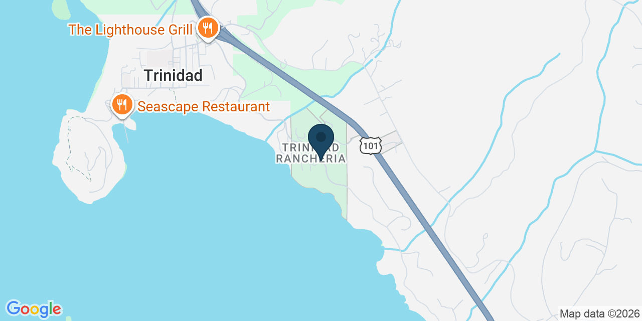 Map showing Humboldt County, CA
