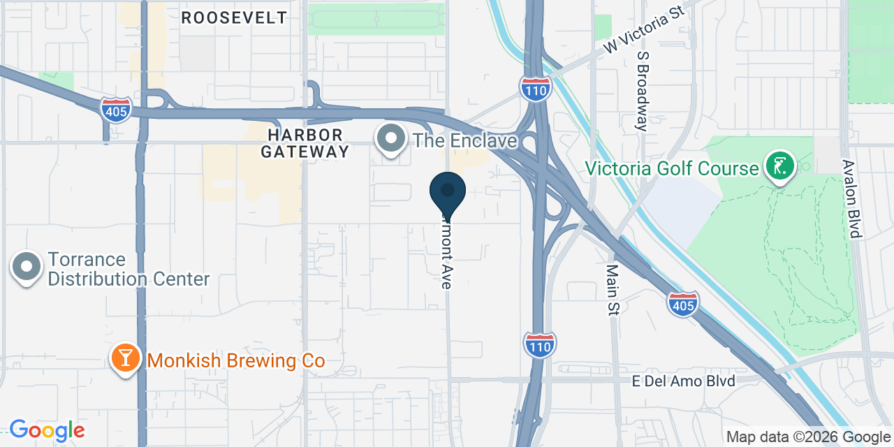 Map showing Los Angeles, Los Angeles County, CA