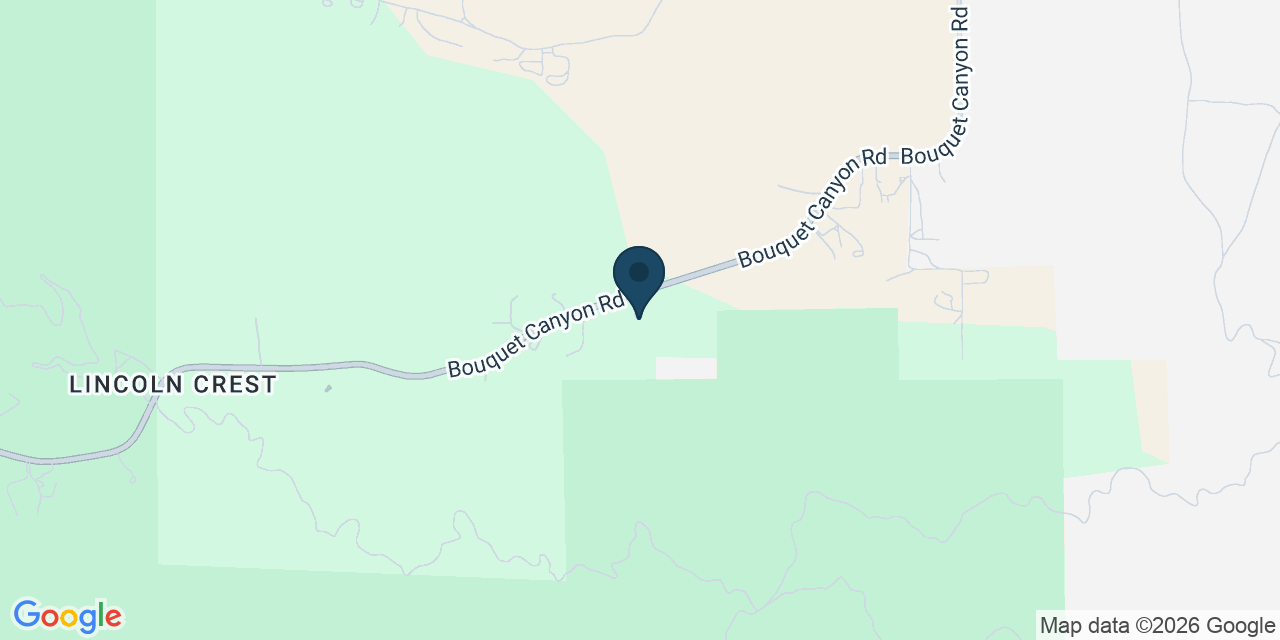 Map showing Leona Valley, Los Angeles County, CA