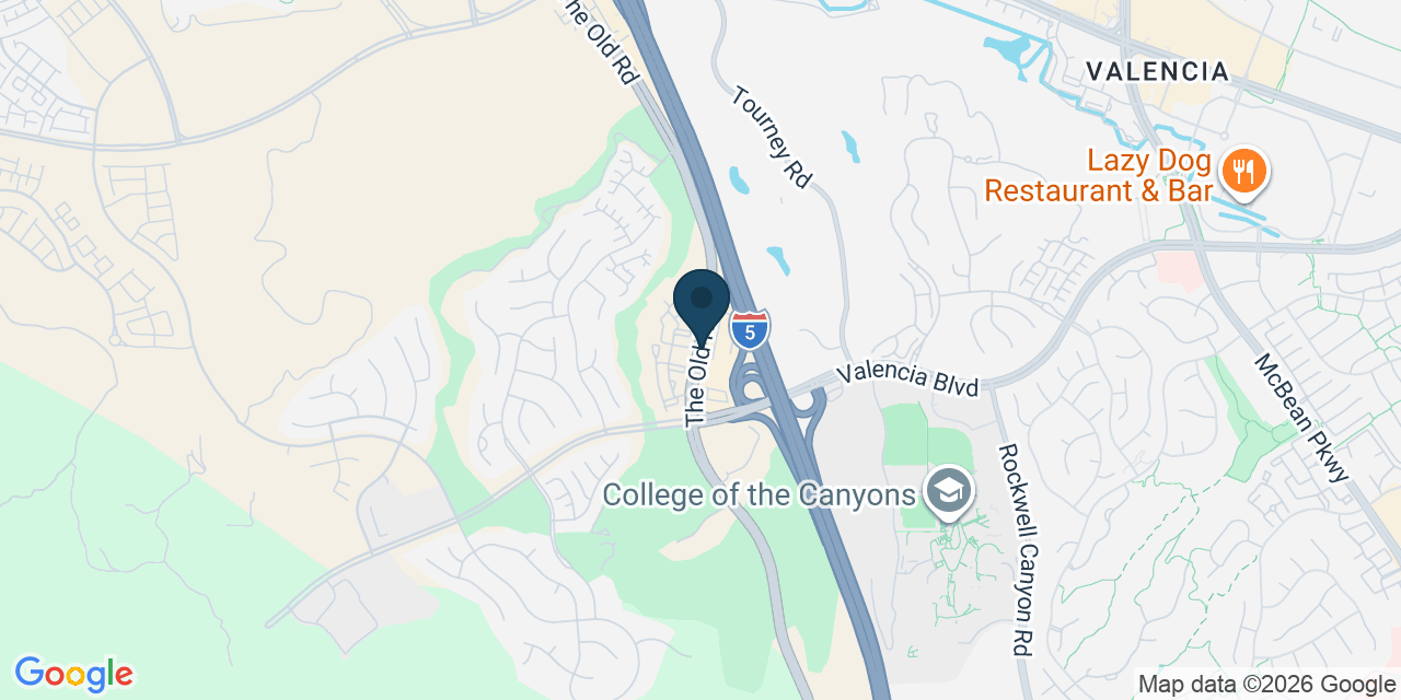 Map showing Stevenson Ranch, Los Angeles County, CA
