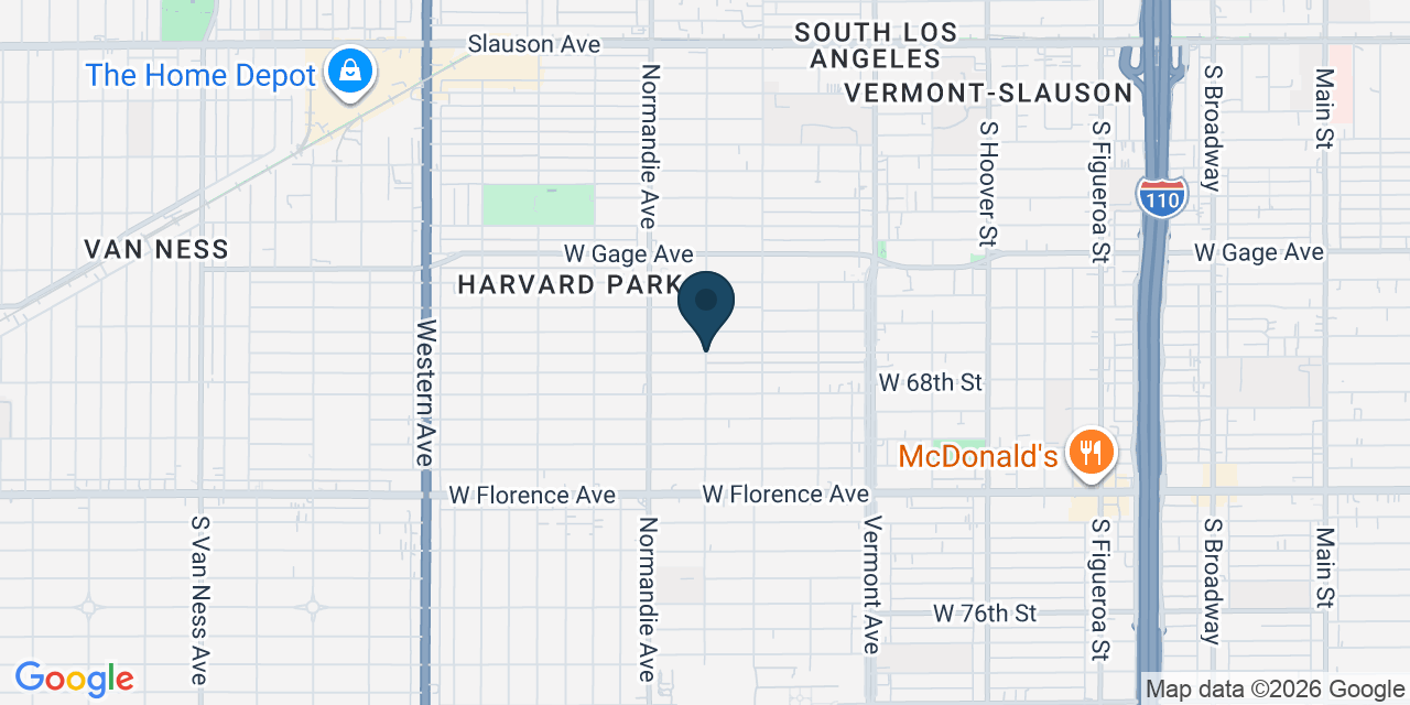 Map showing Los Angeles, Los Angeles County, CA