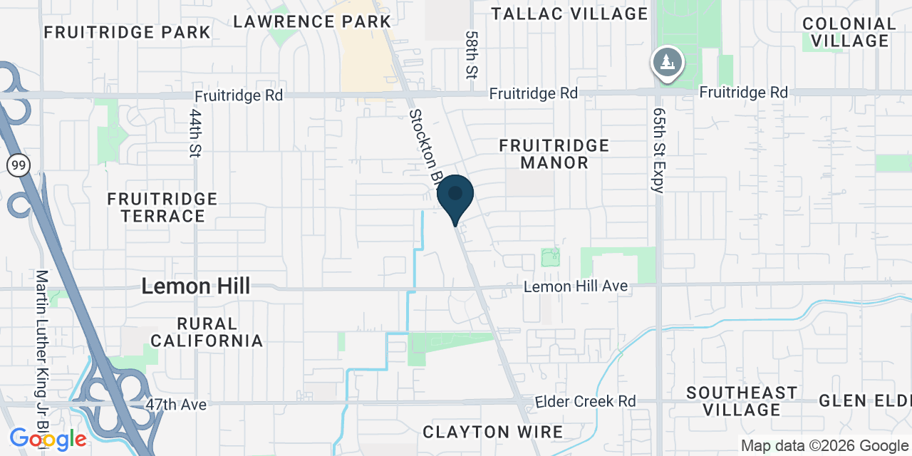 Map showing Sacramento County, CA