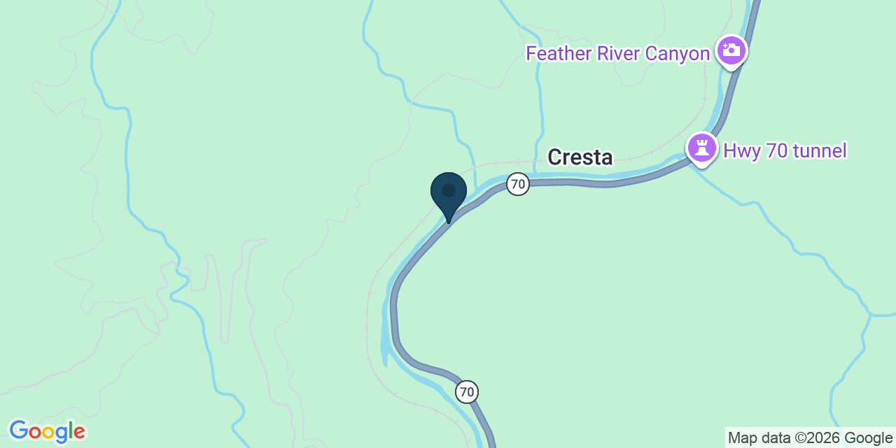Map showing Oroville, Butte County, CA