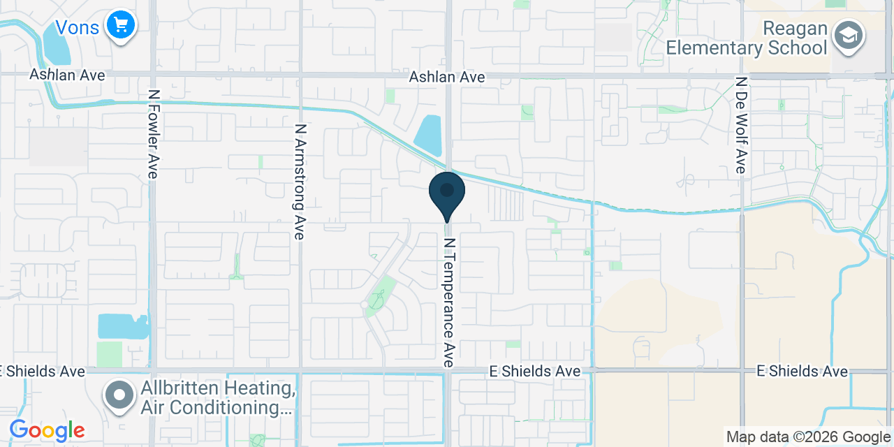 Map showing Fresno County, CA