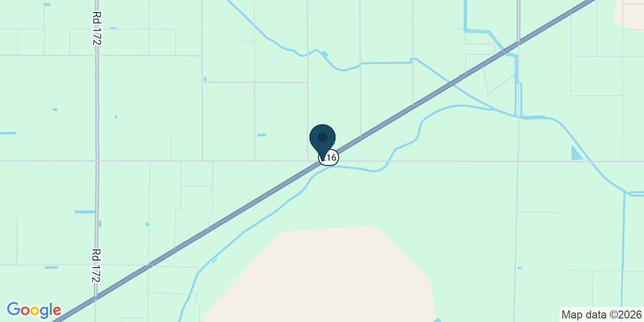 Map showing Tulare County, CA